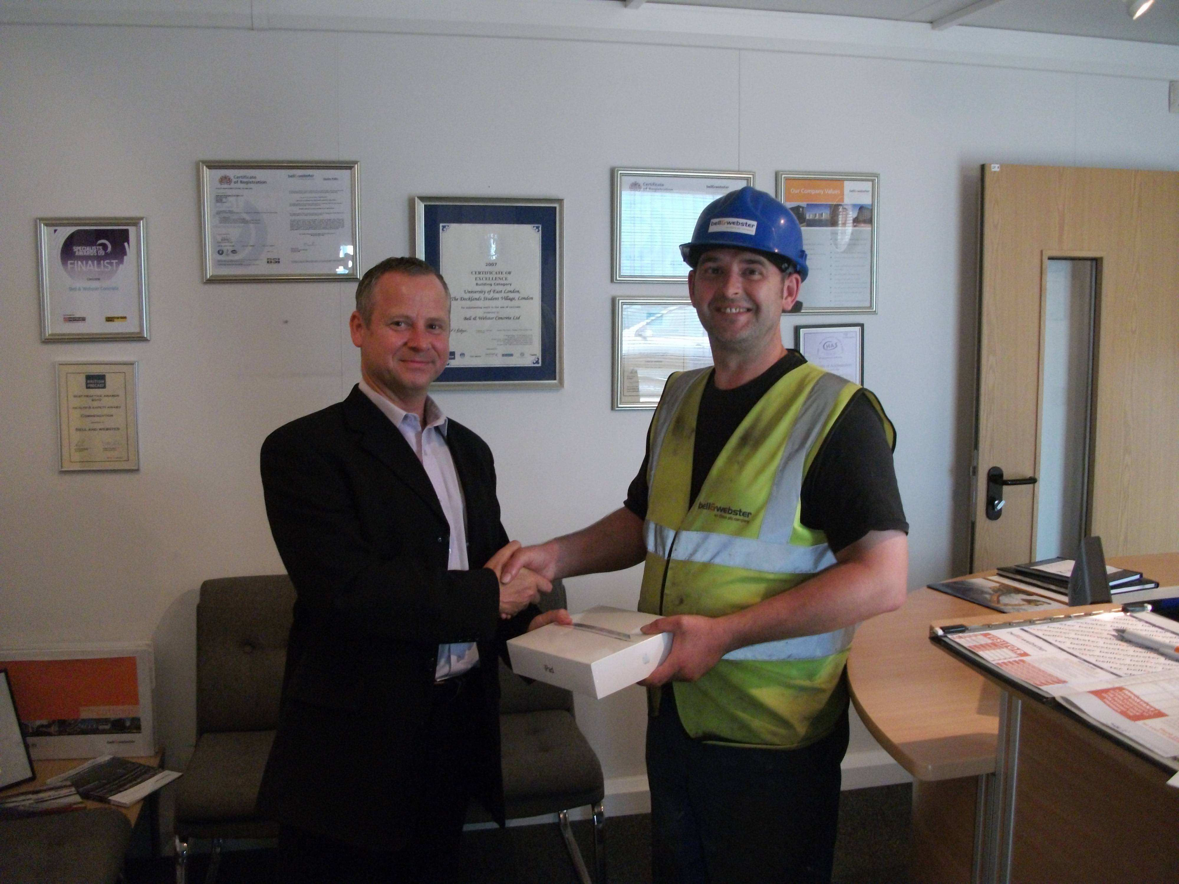 Bell & Webster win iPad2